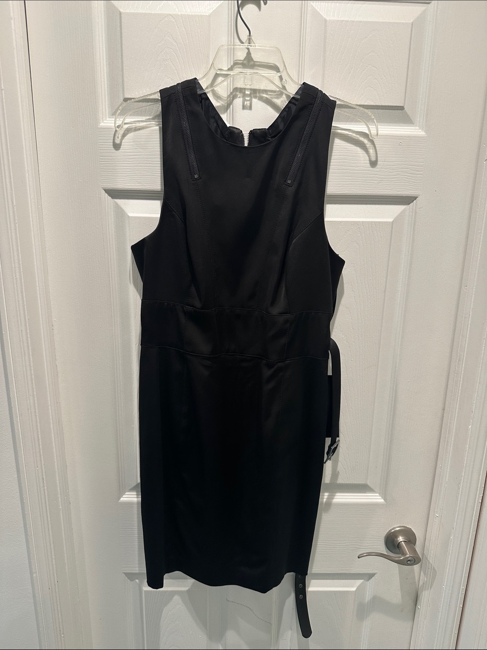 Black Bebe Sleeveless Dress - Classic Work-to-Evening Style Size 10 NWT